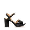 Černé lesklé páskové sandály Maria Mare 38 (428733) - 1