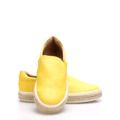 Žluté nazouvací tenisky s espadrilovou podrážkou Trendy too (147701) - 4