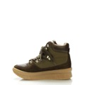 Tmavě zelené kožené boty Roobins (506526) - 3