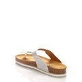 Stříbrné kožené zdravotní pantofle EMMA Shoes (1239945) - 4