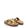 Olivově zelené kožené zdravotní pantofle EMMA Shoes (1239944) - 2