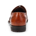 Hnědé kožené boty Oxford Paolo Vandini 44 (4354) - 6