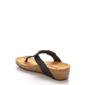 Černé kožené zdravotní pantofle na klínku EMMA Shoes 37 (1239949) - 5