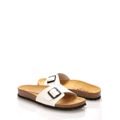 Bílé nízké kožené zdravotní pantofle EMMA Shoes (1239938) - 3