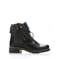 Černé kožené boty s kožíškem Online Shoes (257658) - 1