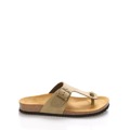 Olivově zelené kožené zdravotní pantofle EMMA Shoes (1239944) - 1
