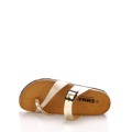 Zlaté kožené zdravotní pantofle EMMA Shoes 38 (1239946) - 3
