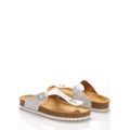 Stříbrné kožené zdravotní pantofle EMMA Shoes (1239945) - 2
