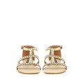 Park Lane Shoes Béžové kožené sandály Park Lane se zlatými cvoky 36 (4182) - 4