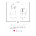 Košilka 822-CHE chemise - Obsessive (532882) - 2