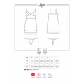 Košilka Lovica chemise - Obsessive (308898) - 3