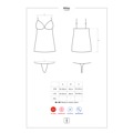 Fantastická košilka Ailay chemise - Obsessive (1534077) - 3