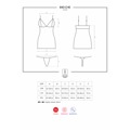 Smyslná košilka 840 - CHE chemise - Obsessive (566633) - 3