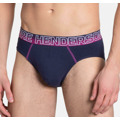 Pánské slipy Luxe 39022-MLC 2-dílná sada námořnická modrá a bobulová - Henderson (3485033) - 3