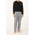 Pánské pyžamo NM2019E 6OE černá/bílá - Calvin Klein (3535768) - 1