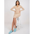 Dámské šaty Dress-EM-SK-686.63-béžová (3285275) - 13