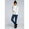 B071 Mikina na zip - ecru barva (3213726) - 27