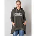 Dámská mikina RV BL 6849.63P tmavá khaki (3515155) - 2