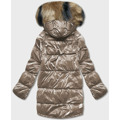 Béžovo-černá oboustranná oversize bunda (h-1088-91) (3578031) - 5