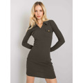Šaty RV SK 7435.38 tmavá khaki (3435911) - 1