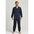 Pánské rozepínací pyžamo Gucio 854 dł/r 4XL-5XL (3162923) - 3