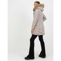 Dámský kabát NM KR P22 6678 1.18P tmavě lila (3567850) - 5