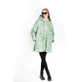 Dámská prošívaná oversize bunda v mátové barvě s kapucí (ag5-010) (3165633) - 6