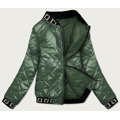 Zelená dámská bunda bomber (B9798-10) (3244100) - 1