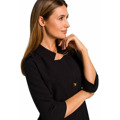S189 Blejzrové šaty - černé (3213873) - 6