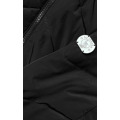 Černá dámská zimní bunda s kapucí (m-21308) (3064991) - 2