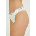 Dámská tanga D1617E 5XE bílá/žlutá - Calvin Klein (3617295) - 3