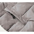 Béžová asymetrická dámská oversize bunda (1535) (3159142) - 4