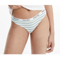 Dámské kalhotky D1618E 5XD bílá/zelená - Calvin Klein (3612175) - 2