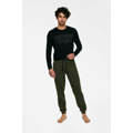 Pyžamo Badge 40040-99X Black-Khaki - Henderson (3514771) - 2
