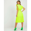 Šaty DHJ SK 1155.85 fluo žlutá (3394673) - 7