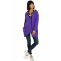 B091 Mikina na zip Oversized - černá (3213752) - 19