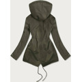 Oboustranná dámská bunda v khaki barvě (br9762) (2946926) - 4