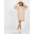 Dámské šaty Dress-EM-SK-717.33X-béžová (3284714) - 4