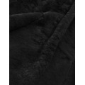 Černá dámská zimní bunda s kapucí (2m-21308) (3569986) - 3