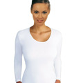 Bílá dámská košilka Emili Lena 2XL-3XL (1312194) - 3