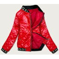Červená dámská bunda bomber (B9798-4) (3244099) - 1