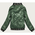 Zelená dámská bunda bomber (B9798-10) (3244100) - 2