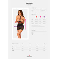Pikantní košilka Lacrisia chemise - Obsessive (3571288) - 2