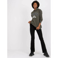 Mikina DHJ BL 15658.35 tmavá khaki (3448449) - 2