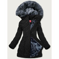 Černá dámská zimní bunda s kapucí (m-21308) (3064991) - 1