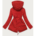 Oboustranná červená-moro dámská bunda parka s kapucí (XW665X) (2483291) - 5
