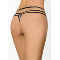 Tanga Marshmallow V-7888 černá/béžový - Axami (3546293) - 8