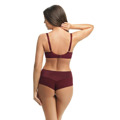 Dámské kalhotky Brasiliana Paradise K498 Maroon - Gorsenia (3485038) - 2