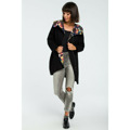 B091 Mikina na zip Oversized - černá (3213752) - 26
