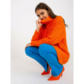 Dámský svetr LC SW 8015 oranžový (3527580) - 8